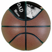 最高のStepdad Ever Father's Day Keepsake 3 Photo バスケットボール (右)