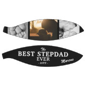 最高のStepdad Ever Father's Day Keepsake 3 Photo バスケットボール (パネル)