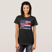 最高のStepmom Ever American Costa Rica国旗の母親 Tシャツ (正面フル)