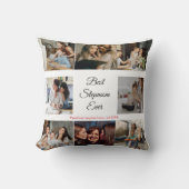 最高のStepmom Ever Bonus Momカスタム9 photo collage クッション (正面)