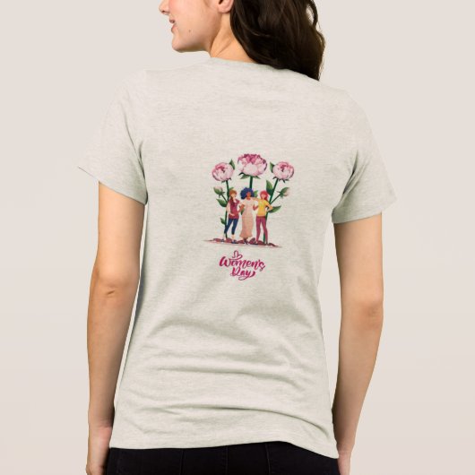 最高のtシャツデザイン トライブレンドTシャツ (裏面)