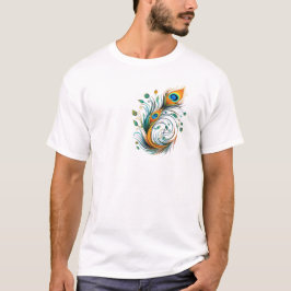 最高のTシャツデザイン ペコック フェザー クリップアート Tシャツ
