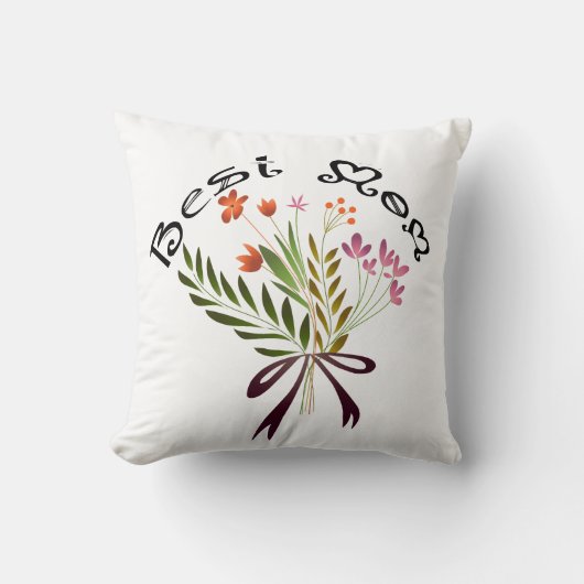 最高のTシャツ クッション (正面)