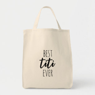 最高のTiti Everスペインの Auntie Cute Spanglish トートバッグ