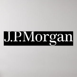 最高のTO買 - JP  Morgan Logo ポスター