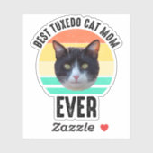 最高のTuxedo Cat Mom シール (シート)