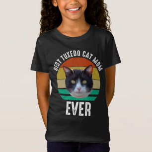 最高のTuxedo Cat Mom Tシャツ