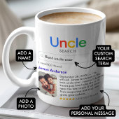 最高のUncle Ever検索結果の写真とメッセージ コーヒーマグカップ
