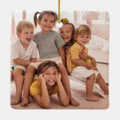 最高のUncle Ever Keepsake写真クリスマス セラミックオーナメント (裏面)