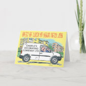 最高のVanの新しい仕事で幸運に恵まれる カード (正面)