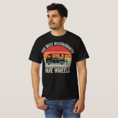 最高のWheel Food Taco Truck Chef Tシャツ (正面フル)
