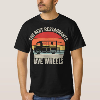 最高のWheel Food Taco Truck Chef Tシャツ