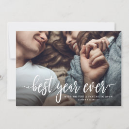 最高のYear Ever New Year Holiday Photo シーズンカード