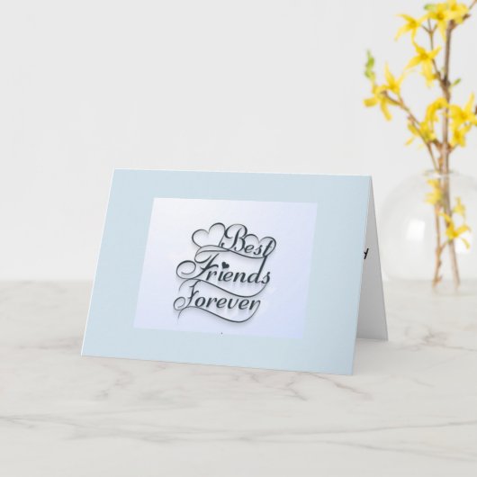 「最高のYOUR  」の「FREEND FOREVER」 カード (黄色い花)