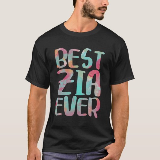 最高のZiaイタリアン Ever Auntie Gif Tシャツ (正面)