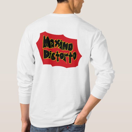 最高へのDistored Tシャツ (裏面)