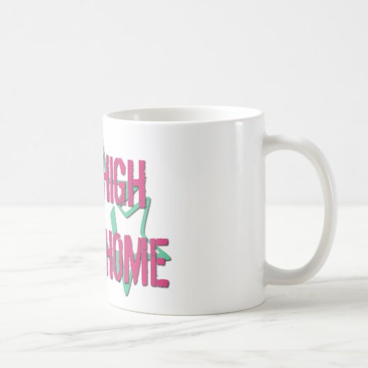 最高を蹴りますか、または家に行って下さい コーヒーマグカップ (右)