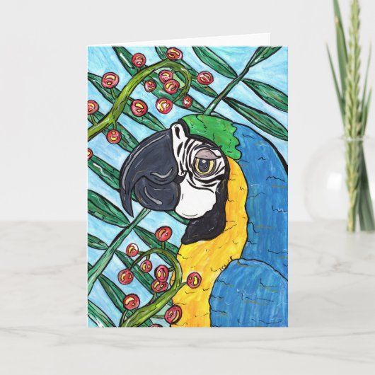 最高コンゴウインコ カード (正面)