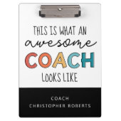 最高パーソナライズされたのコーチ |コーチ素晴らしギフト クリップボード (正面)