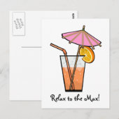 最高リラックスに! ポストカード (正面/裏面)