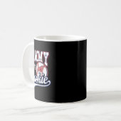 最高ルーキー売り上げのレトロおばあちゃん コーヒーマグカップ (正面左)