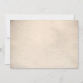 最高ヴィンテージ退職パーティの招待状 招待状 (裏面)