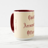 「最高会計責任者」 マグカップ (正面左)