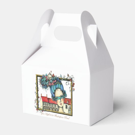 最高傑作のギフトボックス フェイバーボックス (正面サイド)