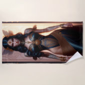 最高傑作のゴシック女子ビーチタオル ビーチタオル (正面)