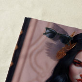 最高傑作のゴシック女子ビーチタオル ビーチタオル (インサイチュ)