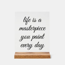 最高傑作の看板