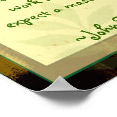 最高傑作やる気を起こさせるオフィスのアートポスター ポスター (角)