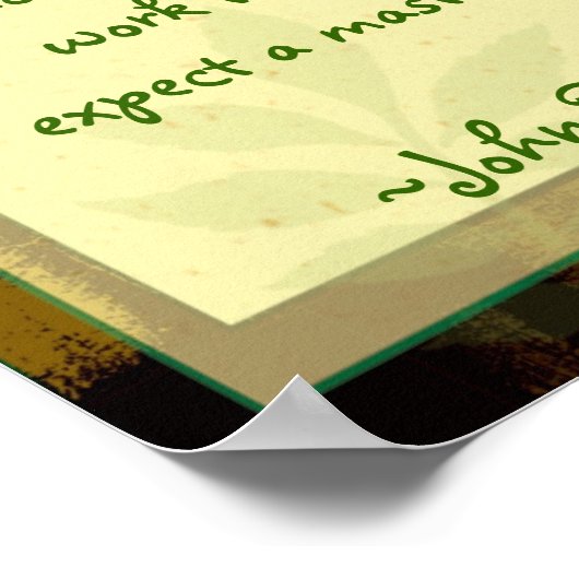 最高傑作やる気を起こさせるオフィスのアートポスター ポスター (角)