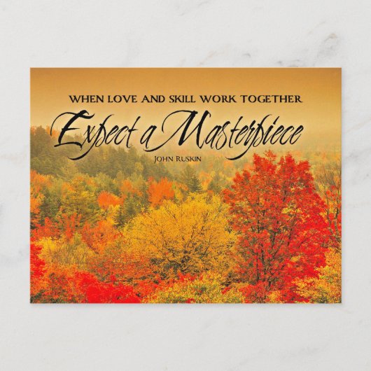 最高傑作を期待する シーズンポストカード (正面)