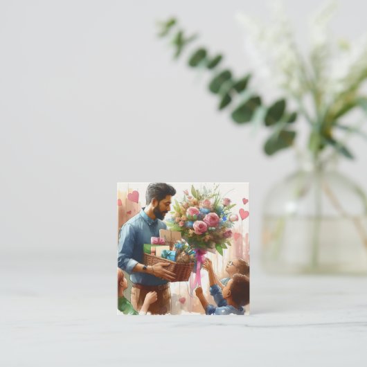 最高傑作メンター スクエア名刺 (スタンド正面)