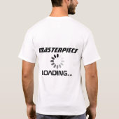 「最高傑作ロード」おもしろいデザインタイポグラフィ Tシャツ (裏面)