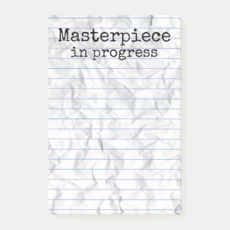 最高傑作中のルールドくしゃくしゃ4x6 ポストイット