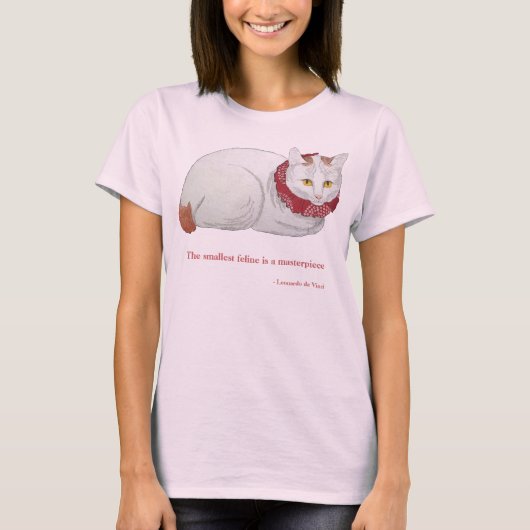 最高傑作日本のキャットアートTシャツ Tシャツ (正面)