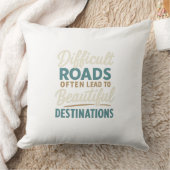 最高傑作進行中 – モチベーション引用文 クッション (ブランケット)