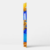 最高傑作:金色と青色の痛み Case-Mate iPhoneケース (裏面 / 右)