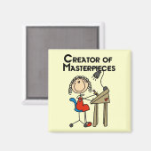 最高傑作Tシャツとギフトの作者 マグネット (正面/裏面)