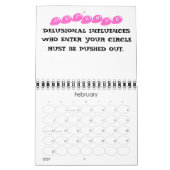 最高加害者暦 カレンダー (2月 2027)