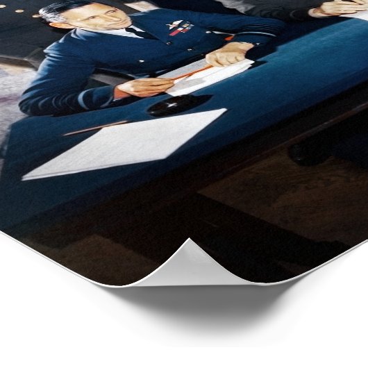 最高司令部 – 連合遠征軍 – 第2次世界大戦 ポスター (角)