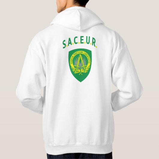 最高同盟軍司令官ヨーロッパ「SACEUR」 パーカ (裏面)
