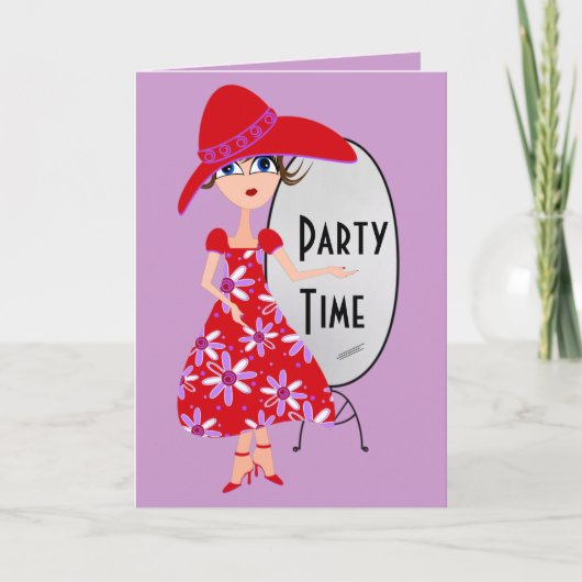 最高品質のカードストックと封筒 招待状 (正面)