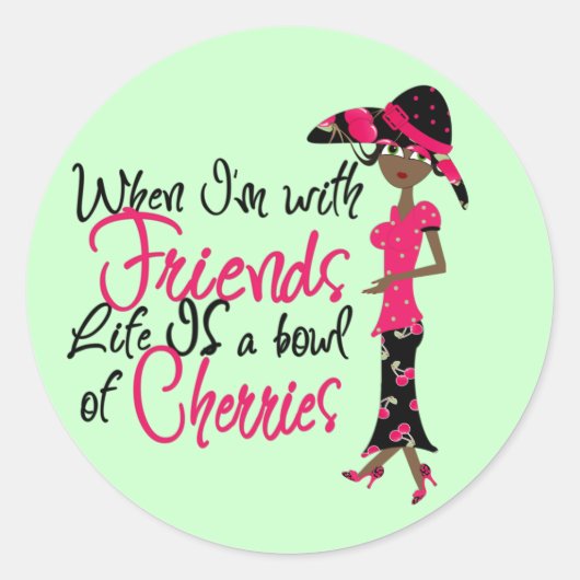 最高品質のステッカー ラウンドシール (正面)