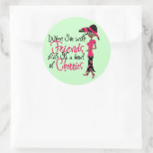 最高品質のステッカー ラウンドシール (バッグ)