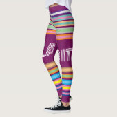 最高品質のライカラフルニングが美しい レギンス (左)