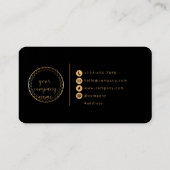 最高品質の名刺 名刺 (裏面)