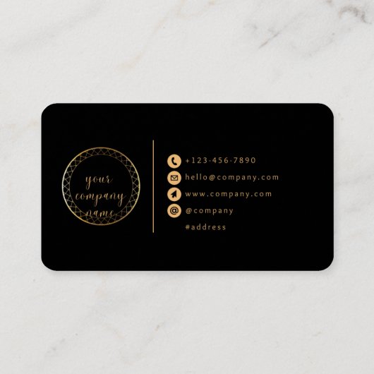 最高品質の名刺 名刺 (裏面)